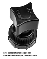 Vista 4 de 137-0001 Colector plástico compresor de aire regulador válvula perilla compatible con Sanborn Craftsman Coleman