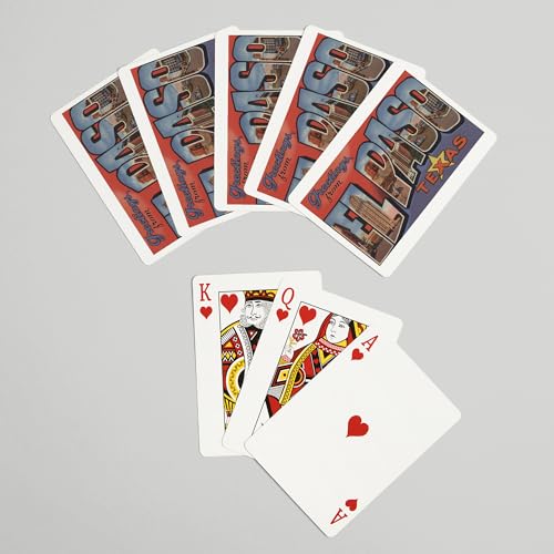 Baraja de Poker Greetings from El Paso, Texas miniatura 7