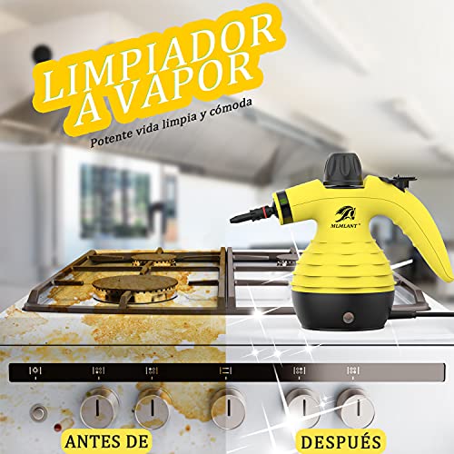 MLMLANT-Multiuso-Limpiador-a-VaporVaporizadorPotente-Limpiar-PurificadorVaporeta-Limpieza-Hogar-Manopara-la-Eliminacion-de-ManchasAlfombrasSofaCortinasControl-de-Errores-CamaAsientos-Coche