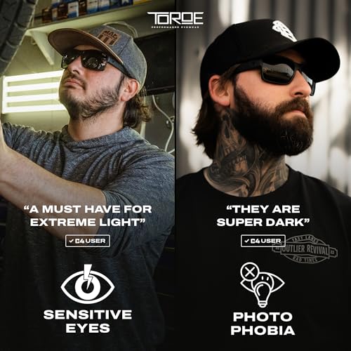 TOROE Matte Black TR90 MOJAVE Frame Sunglasses Enhancing Polarized Polycarbonate Lens2