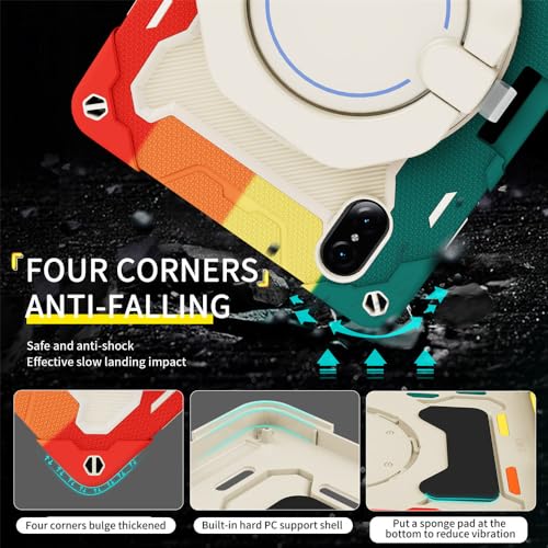 Coque Honor Pad V7 Pro silicone béquille rotative et bandoulière - 3