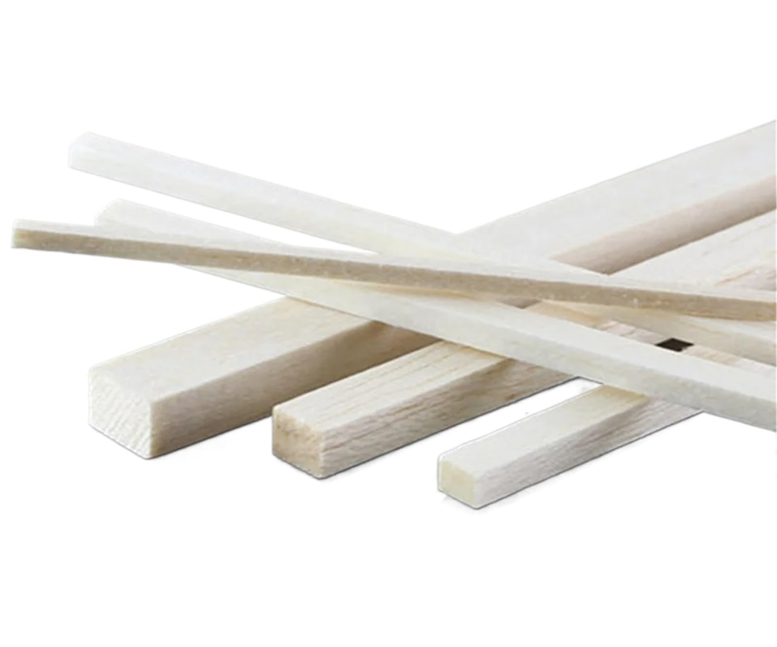 Batonnet En Bois Bâtons En Bois De Balsa, Barre Carrée De 2 À 20mm, 250mm De Long for La Construction De Modèles(250X20X20mm 20pcs)