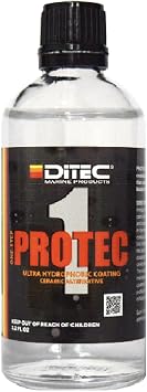 DITEC PROTEC 1 Resin Coating for Paint and Gelcoat, Hydrophobic Marine Surface Protection