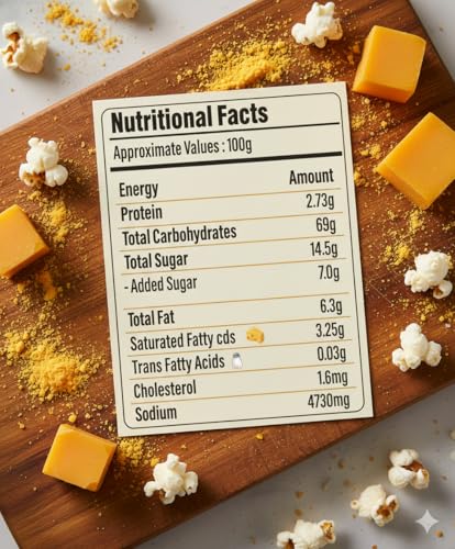 Image of Browntree Cheddar Cheese Seasoning-200g-Pack of 4 |Each pack 50g |Popcorn Seasoning Powder| Movie Style Popcorn|Cheddar| Creamy cheese taste with deliciously flavoured Seasoning|Pizza Masala Powder