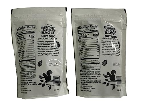Trader Joe’s Everything but the Bagel Nut Duo with Almonds & Cashews 8oz 227g (Two Bags) image 4
