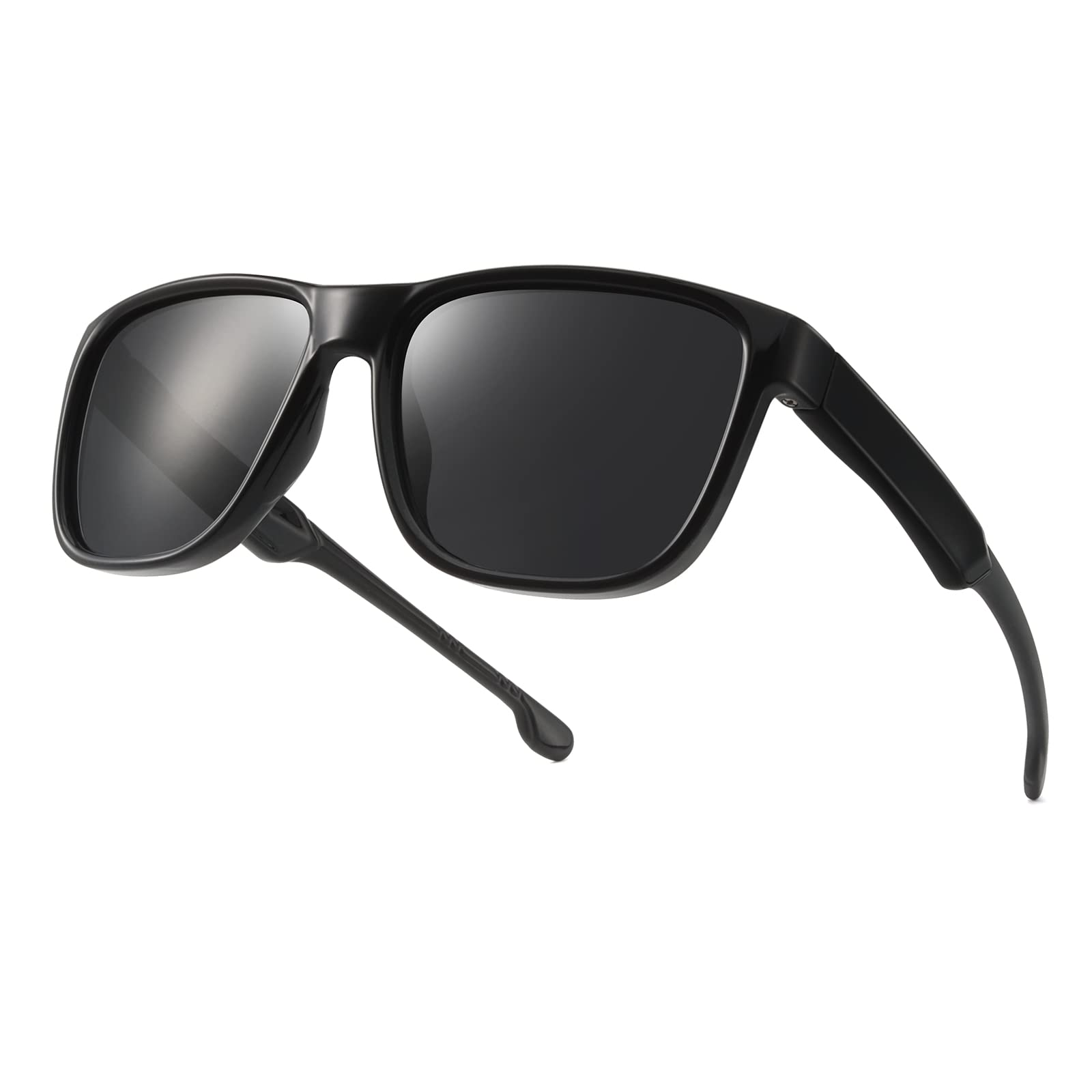 POLARKINGVintage Polarized Sunglasses for Men and Women Sport Driving Shady Rays Rectangle Sun glasses 100% UV Protection