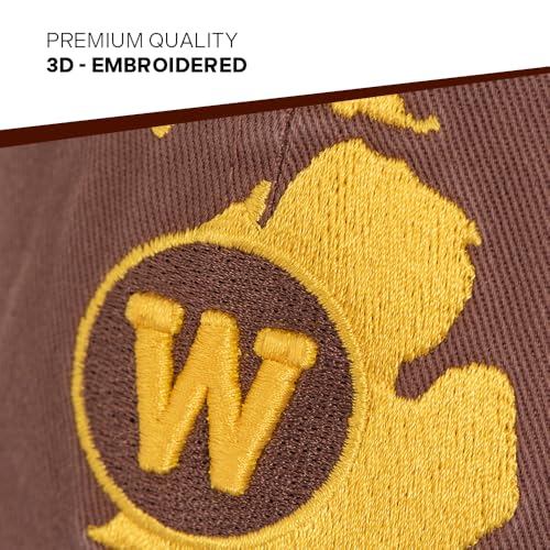 Gorra ajustable bordada Broncos WMU color marrón miniatura 3