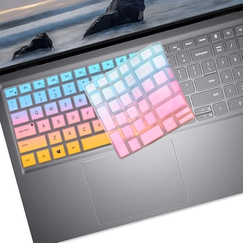 Protector de teclado de silicona para laptop Dell Inspiron y Vostro miniatura 3