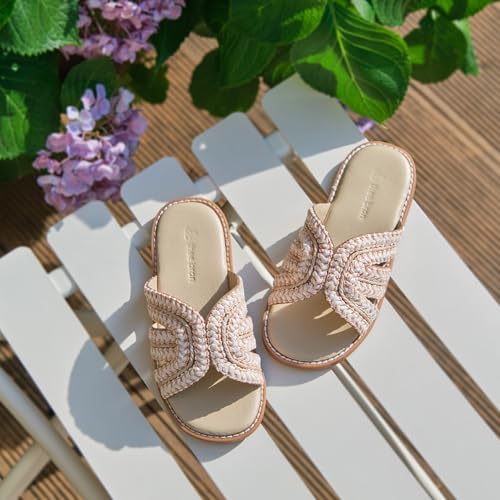 Image of THEE BRON Girls Cute Slip-On Slippers Stylish Sandals for Toddlers & Kids