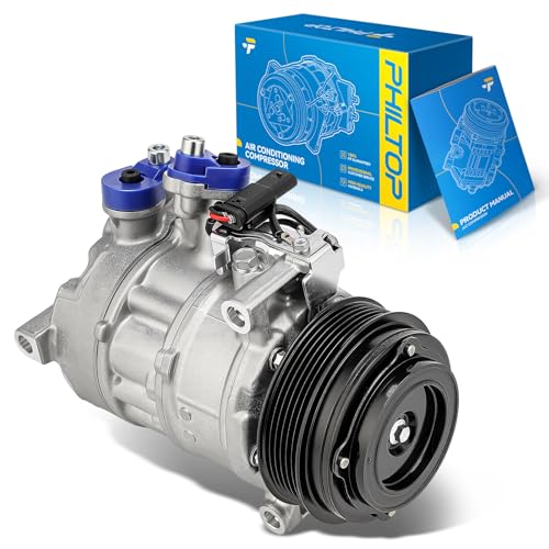 Image of PHILTOP Air Conditioner AC Compressor for Mercedes-Benz C300 2015-2021,E300 2017-2019,E350 2020-2022,GLC300 2016-2022,E450 2019-2020,E400 2018,Metris 2016-2021,C43 AMG 2017-2021,GLC350e 2018-2020