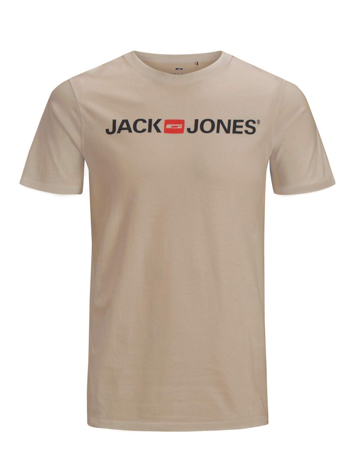 JACK & JONES Men’s T-Shirt, Beige (Crockery), XXL