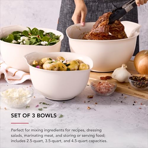 Image of KitchenAid Universal Nesting Plastic Mixing Bowls