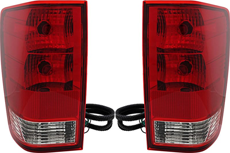 For Nissan Titan Outer Tail Light 2004 2005 2006 2007 2008 2009 2010 2011 2012 2013 Driver and Passenger Side Taillamp Assembly Replacement