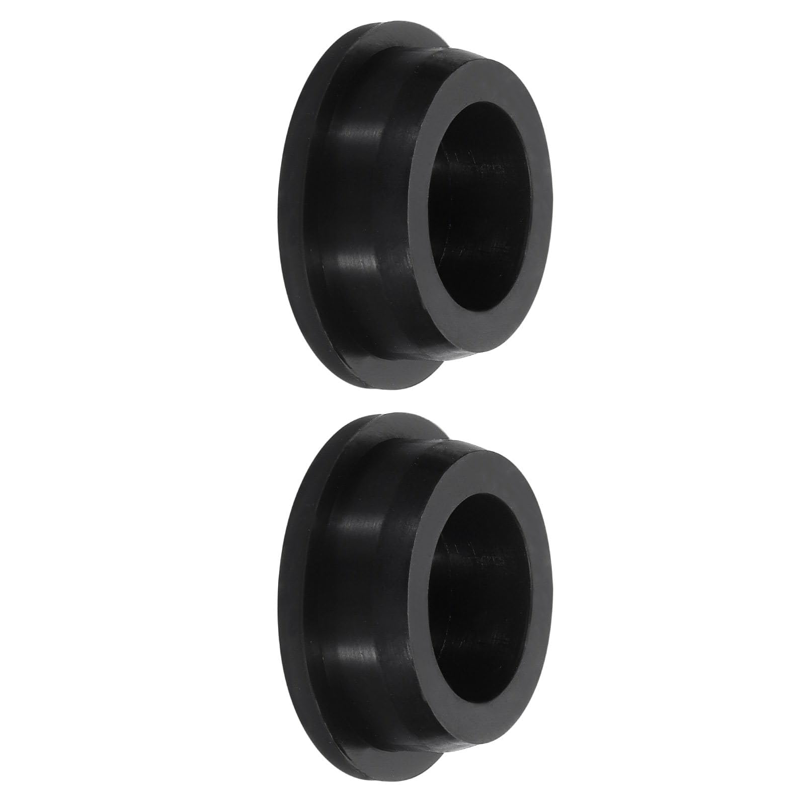TA-VIGOR Silicone Hole Plug, Waterproof Rubber Stoppers Button Plugs, Round Bungs Hole Sealing Cover Tube Pipe End Caps for 31mm / 1.22" Holes Bottle Pipes, Black 2 pcs
