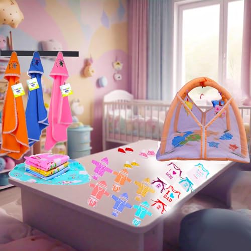 Image of Toddylon All in One Daily Essential in One Pack 36 in 1 New Born Baby Products Gift Packs | Hospital Kit Combo | Infants Boys Girls | Perfect for Newborns | Ideal for 0-6 Months (Orange)