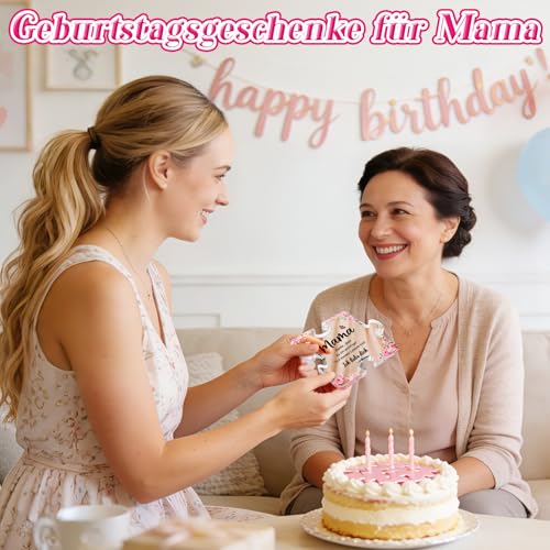 Muttertagsgeschenk, Mama Geschenk, Geschenke für Mama, Muttertagsgeschenke für Mama Personalisiertes, Muttertag Acryl Heimdekoration Geburtstagsgeschenk für Mütter von Tochter & Sohn