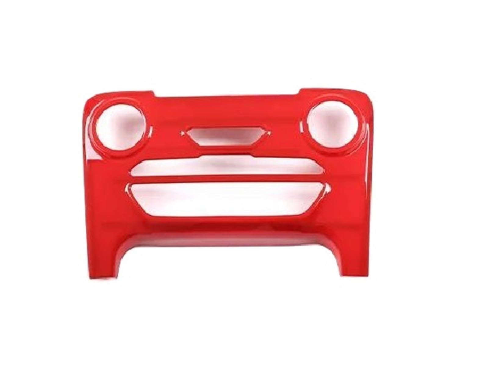 for Ford for Ranger for Wildtrak 2015-2022 Car Central Control Air Conditioning Mode Button Frame Sticker OOPUHKSY(Red)