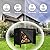 PLKO 4ft Firewood Log Rack Cover Outdoor,Heavy Duty Waterproof Weather Resistant 600D Oxford Fabric(Black
