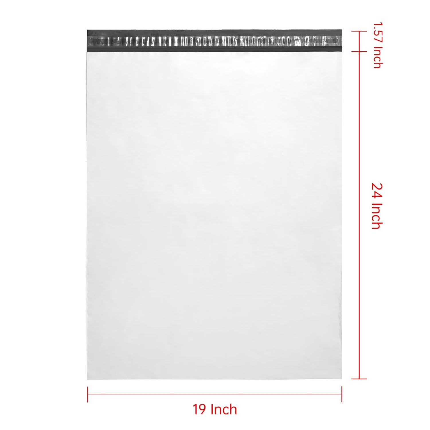 Poly Station Buste Postali In Plastica EcoSwift 24x24 Pollici, Spessore 2.35 MIL - Confezione Da 1000, 100% Riciclabili Buste Plastica Spedizioni