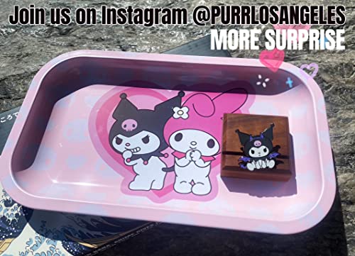 Anime Rolling Tray Pink Rolling Tray Pink Decorative Tray (Pink Heart) #TOP1