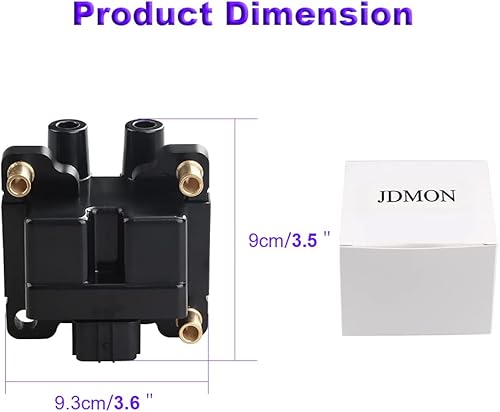 Miniatura 8 de JDMON Bobina de encendido de repuesto para Saab 9-2X Subaru Forester Impreza Legacy Outback 2.5L 2005 2006 2007 2008 2009 2010 Reemplazo C1709
