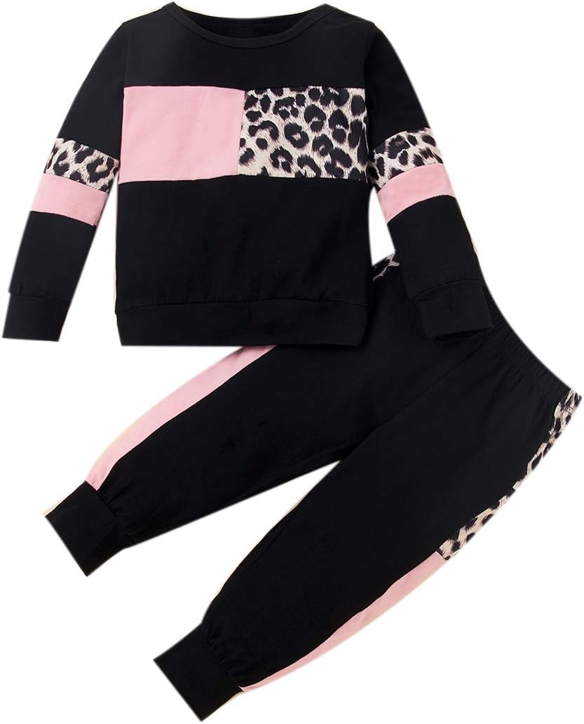 WESIDOM Baby Girl Clothes Sets, 2pcs Autumn Long Sleeve Clothes Outfits Toddler Girl Sweater Sets