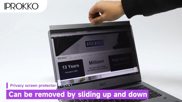 Protector Pantalla Privacidad 360° 13.3" 16:9 Antirreflejos - Compatible HP Dell Acer Lenovo