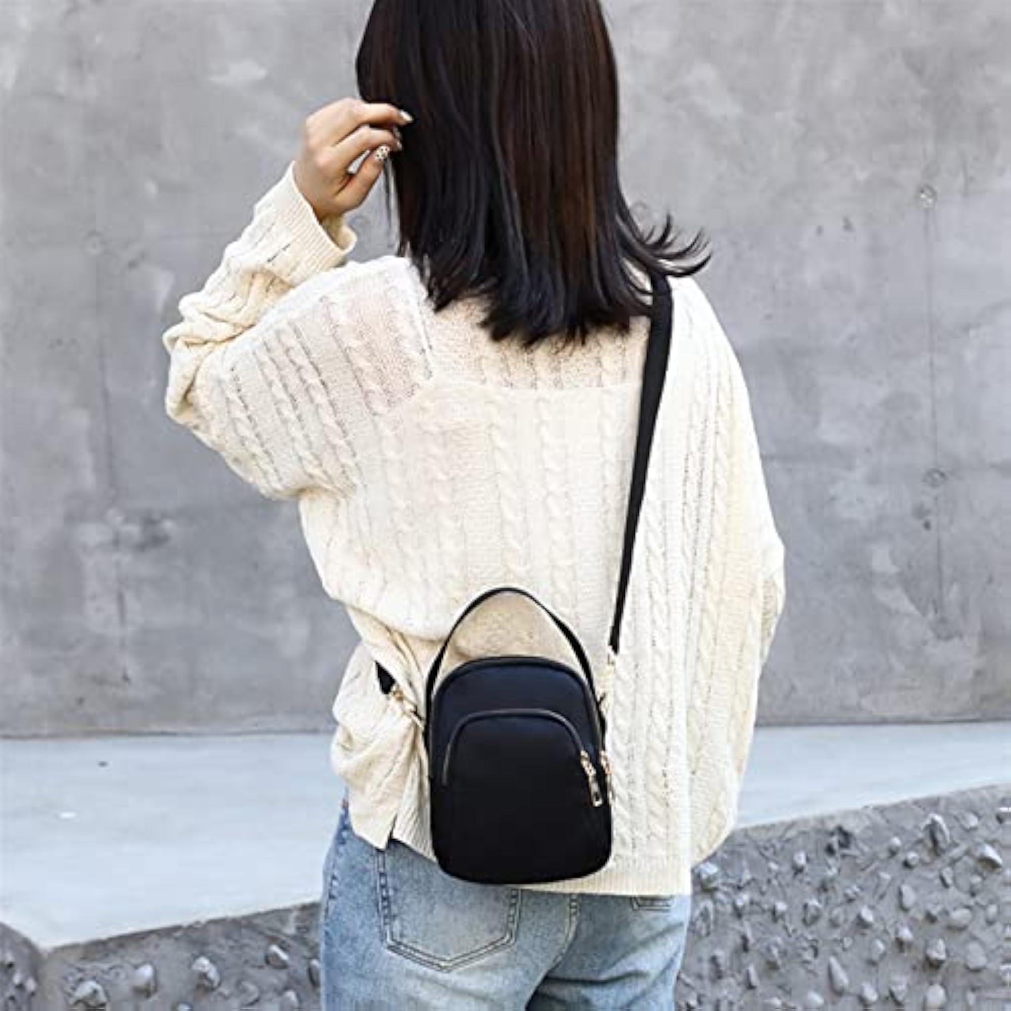 Mobile Phone Shoulder Bag, Multi-Functional Cloth Bag