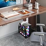 Solution organisée : optimisez votre travail avec notre support PC sous le bureau, en gardant votre appareil à l'écart du sol et de l'humidité. Installez-le sous le bureau ou contre le mur pour créer un environnement de travail propre et bien rangé.