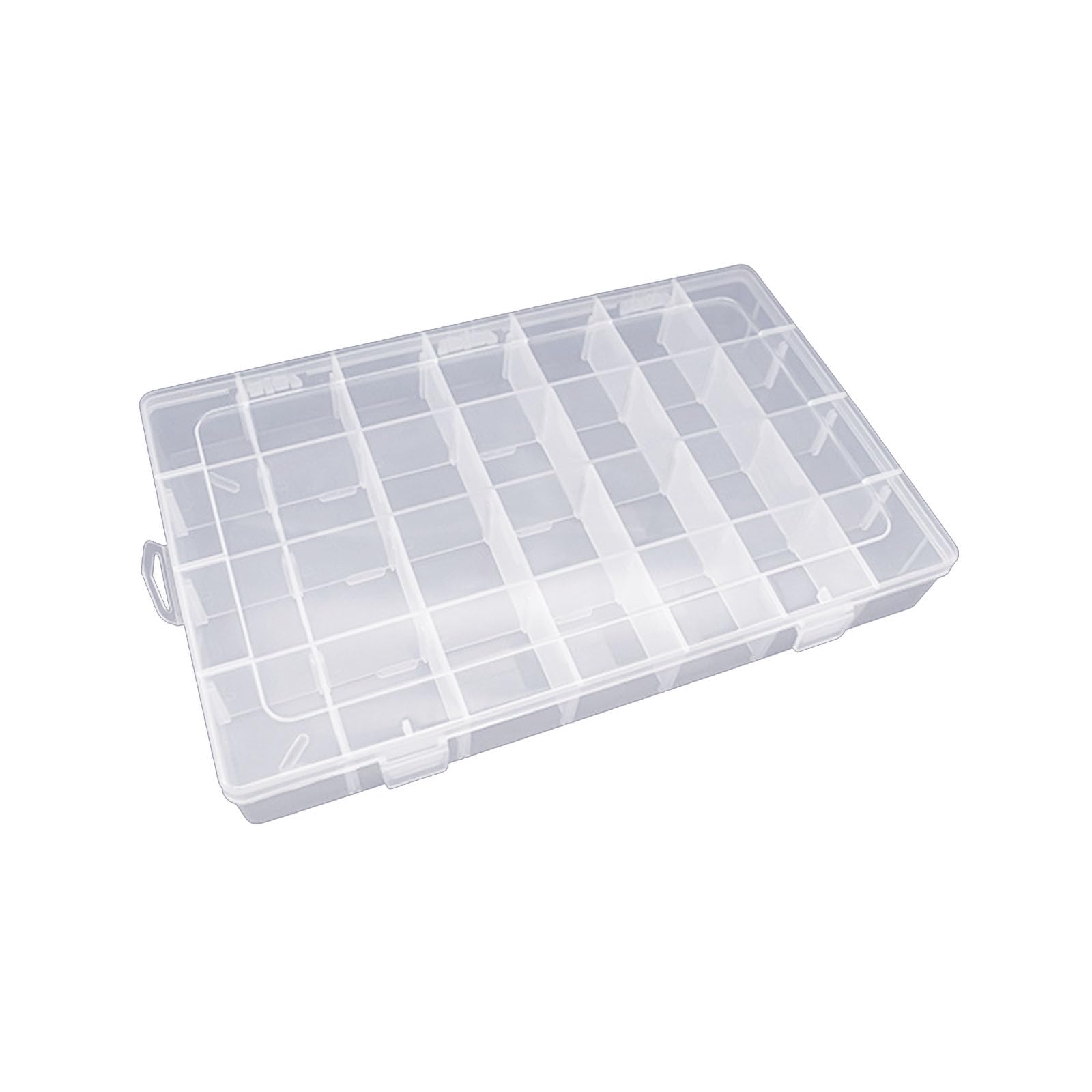 15/28 / 36 Grids Adjustable Small Removable Clear Jewelry Organizer Divider Storage Box Jewelry Earring Containers Sorting Container Tool Storage Box Thickened Case Detachable