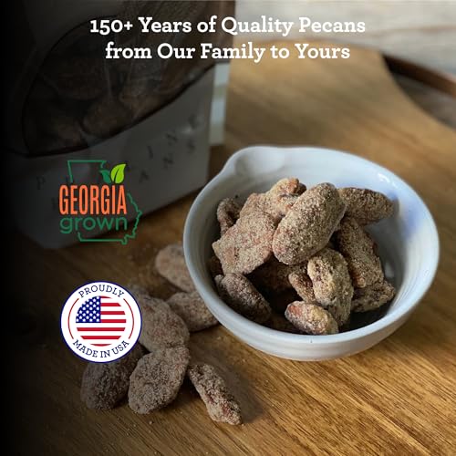 Image of HUDSON PECAN COMPANY Praline Roasted Georgia Pecans: Candied Gourmet Treat