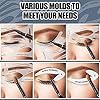 Eye Makeup Moulds Kit Includes Eyeliner Stencil Pads, Eyebrow Applicators Template Plate, Eyeshadow Stencil Stickies…