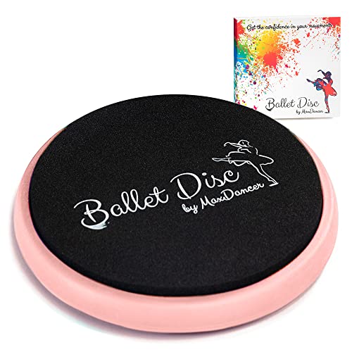 Ballet Turning Disc For Dancers, Gymnastics And Ice Skaters. Portable Turn Board For Dancing On Releve. Make Your Turns, Pirouette And Balance Better. (Pink) #TOP2