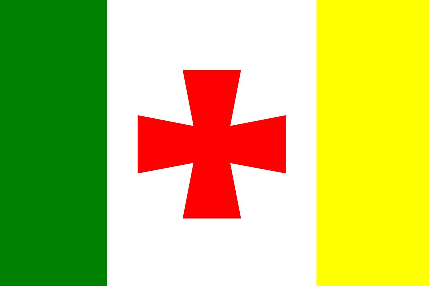 Drapeau Horní Nětčice grand format pour mât extérieur résistant aux intempéries