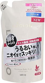 【2個セット】ルシード 薬用デオドラントボディウォッシュ うるおいタイプ つめかえ用 380ml