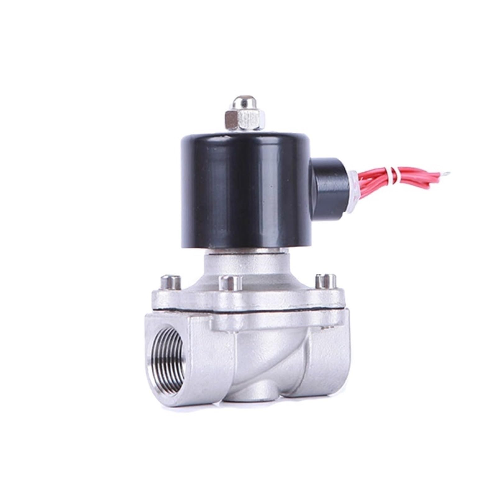 Électrovanne inox 12V 1/2 BSP 2W-15B normalement fermée direct