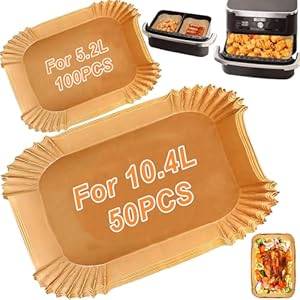 Breezo AF-DE Backpapier für Heißluftfritteuse