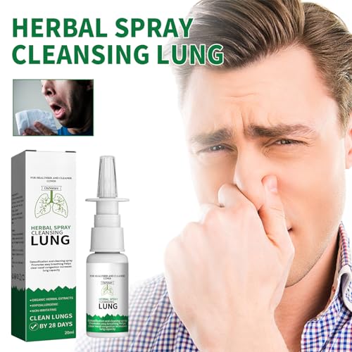 2PCS Lung Detox Herbal Cleanser Spray - Clear Nasal Congestion - Respinature Herbal Lung Cleanse Mist - Powerful Lung Support - 20ml Fast Acting Lung Cleanse - Image 3