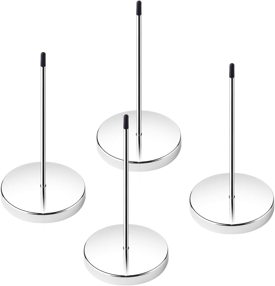 4pcs Desk Receipt Holder Bill Fork Receipt Spike Stick Silver Restaurant Check Spindle 5.5 Inch by HRLORKC…