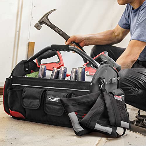 HAUTMEC 3 Pieces Small Tool Pouch, Multi Function Zippered Tool Poly Bag with Mesh Window, Heavy-Duty Clip Organizer HT0126-TB 6 HAUTMEC 3 Pieces Small Tool Pouch, Multi Function Zippered Tool Poly Bag with Mesh Window, Heavy-Duty Clip Organizer HT0126-TB - Image 6