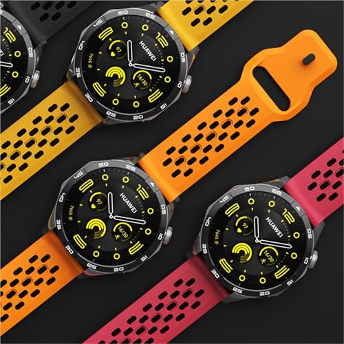 Correa de silicona de 20mm para Samsung Galaxy Watch 6 pulsera Huawei GT4 7