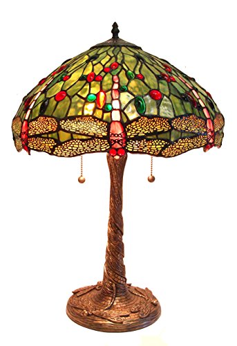 Fine Art Lighting Tiffany Style Table Lamp, Green (T1695)