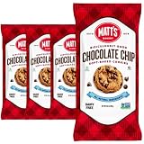 Matt's Bakery | Chocolate Chip Cookies | Soft-Baked, Non-GMO, All-Natural Ingredients; 4 Bags (10.5o