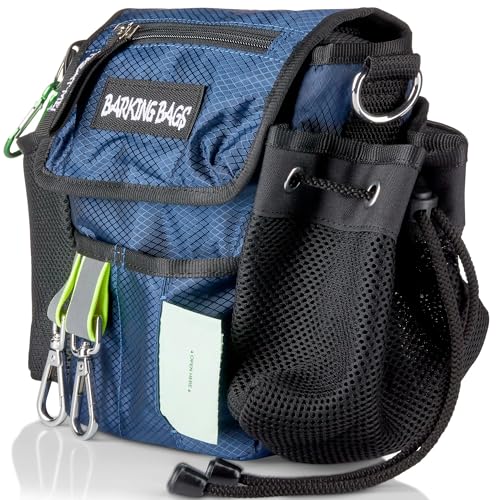 Barking Bags Die originale Hundetasche für Spaziergänge, bekannt aus Drachenhöhle, leichtes und praktisches Design, zum einfachen Tragen von Hundespielzeug, Hundeleckerlis, Kotbeuteln und mehr,