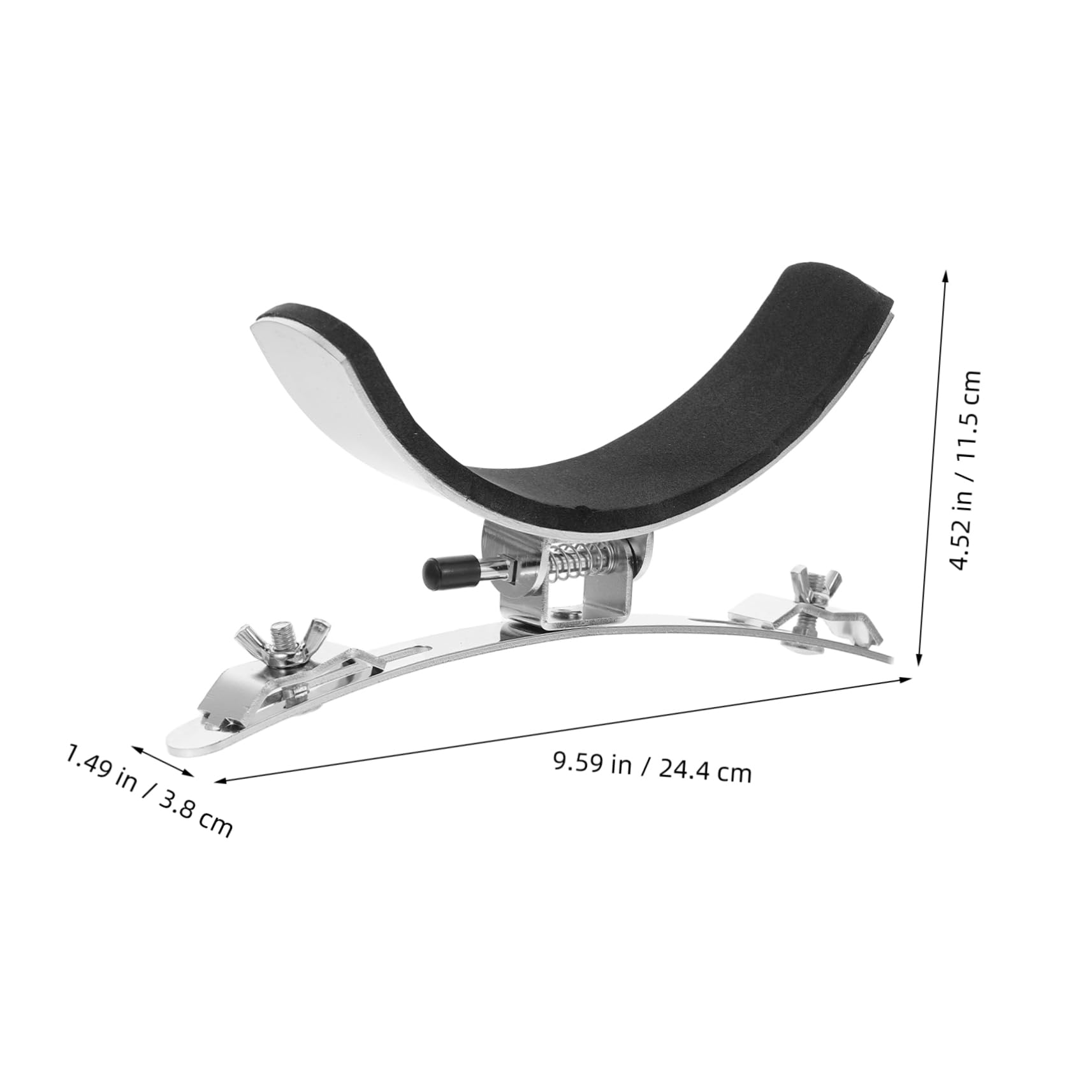 GALPADA Marching Snare Drum Leg Rest Parts Drum Hardware for Marching Band Stainless Steel