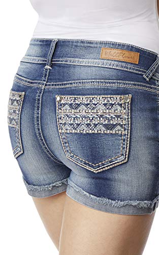 bling jean shorts