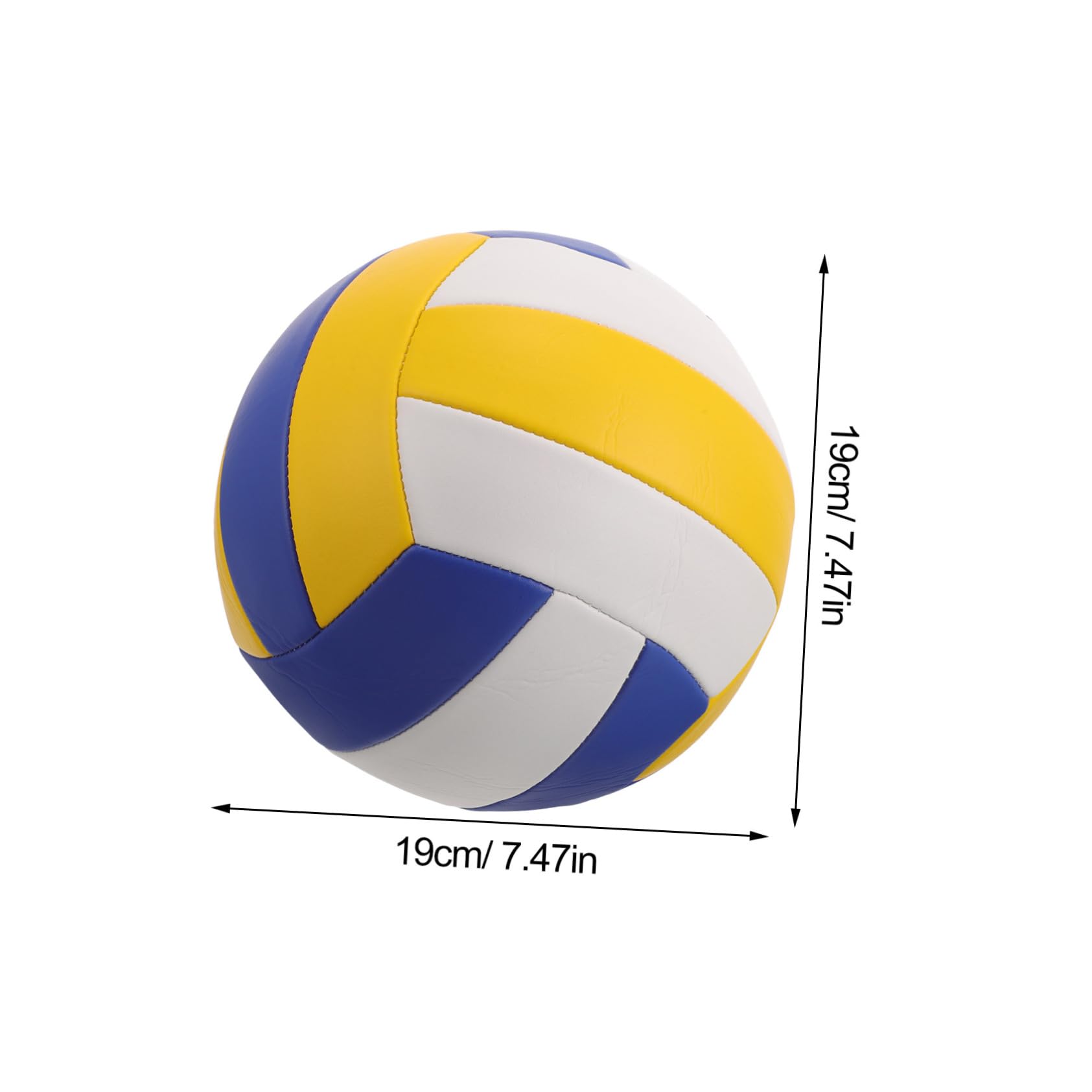 GOOHOCHY Inflatable Volleyball Ball Size 5 Soft Indoor Training Rebounder Middle School Sports Exam Ball