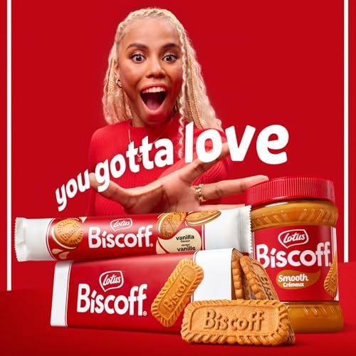 Lotus Biscoff Crunchy Spread Jar, Caramelized Cookie Flavour, 380g, Vegan, Nut Free, No Added Colours or Flavours - 2