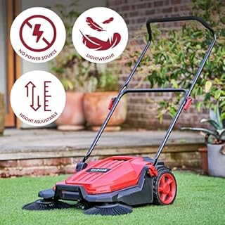 Ewbank EWPSM020 MULTISWEEP Manual Push Artificial Grass/Lawn Sweeper for Indoors & Outdoors, Ideal for Astro Turf, Decking & Driveways