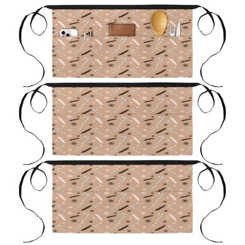 Tablier de cuisine court multicolore pour le nettoyage de la maison